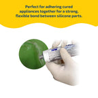 Smooth-On SIL-Poxy™ Rubber Silicone Adhesive, 0.5 oz Tube – Flexible RTV Silicone Glue for Silicone Rubber Repair & Bonding, Strong Waterproof Sealant (Packaging May Vary)