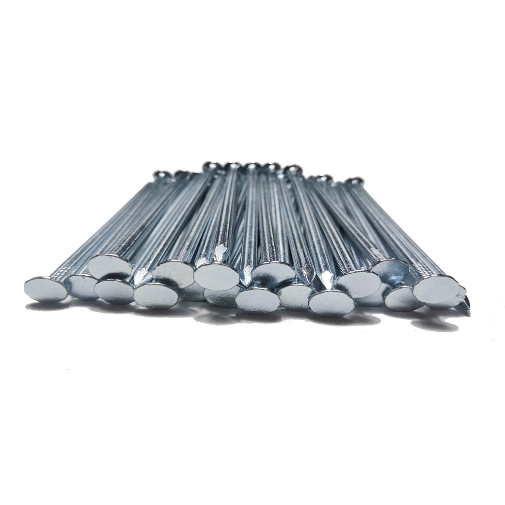 Metal Stakes, 6 Inch 144 Pcs Galvanized Landscape Spikes,Garden Nails for Turf,Weed Barriers,Tent and More