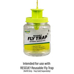 RESCUE! Pack Fly Trap Attractant Refills; Works Reusable Fly Trap To Lure Common Nuisance Or Filth Flies Including House Flies, Flesh Flies