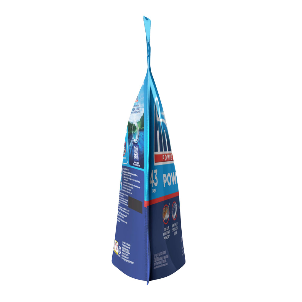 Finish Power Dishwasher Pods, Dish Detergent, Fresh Scent, 43ct