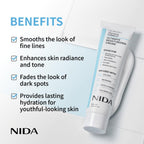 NIDA Youthful Formula™ Ultimate Moisturizing Cream | Centella Asiatica, Niacinamide, Hyaluronic Acid, Collagen | Wrinkles, Fine Lines, Dark Spots, Dry Skin, Redness | 3.38 fl. oz., 100ml (Old Formula)