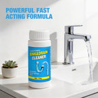 Drain Cleaner Sink Clog Remover: Powerful Foam Powder Unclogger for Kitchen and Bathroom Pipes - Fast Hair Cleaning Solution for Shower Drains (4 Pack)