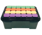 DWC Cloner Rooting Recirculating System 24 Site Cutting Clone and Seeding Root 2 in 1 Deep Water Cloner 24 Site with Clear Humidity Propagation Dome (Black)