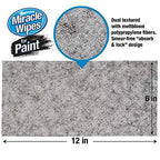 MiracleWipes for Paint Prep & Cleanup, Remove Tough Grime Build-Up, Wet Paint, Caulking, Epoxy, Colorant, and more from Hands, Surfaces, & Tools - 120 Count (Pack of 2)