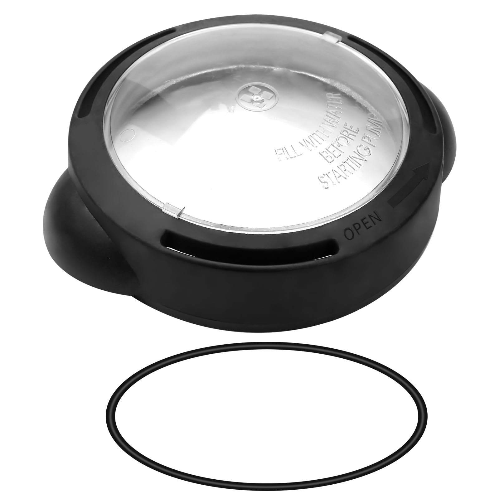FBULWSEC SPX5500D Pool Pump Lid Strainer Cover with Lock Ring and O-Ring Replacement for Select Hayward, PowerFlo, Matrix Pump and Filter, SPX5500D Pump Strainer Lid for Hayward