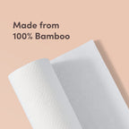Amazon Aware Bamboo Paper Towels, 6 Rolls, 2 ply, 150 Sheets, 900 Count, Plastic-Free, Multicolor