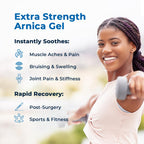 VitaMedica Arnica Gel Plus 15 Healing Plant Compounds, Extra Strength Formula for Bruising, All-Natural Plant-Based Topical Gel