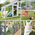 Hardware Cloth 1/2 inch 48in x 80ft 19 Gauge, Hot-dip Galvanized After Welding Chicken Wire Fence Roll Garden Plant Welded Metal Wire Fencing Roll, Rabbit Cages Snake Fence