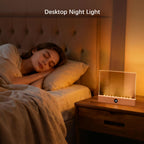 Choudao Tech LED Book Light and Night Light 2 in 1, 3 Color Temperatures & Stepless Dimming, USB Rechargeable Reading Light with Timer for Night Reading (White)