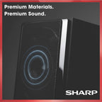 Sharp XL-BH250 Limited Edition 5-Disc Bluetooth Speaker System with USB, AM/FM, and Champagne Gold/Carbon Fiber Finish