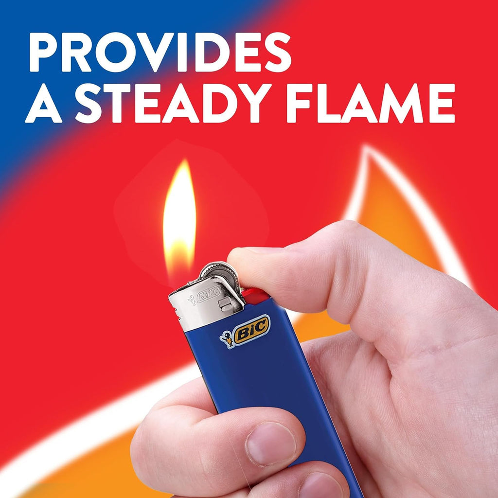 BIC Maxi Pocket Lighter, Special Edition Marble Collection, Assorted Unique Lighter Designs, 8 Count Pack of Lighters (Colors May Vary)