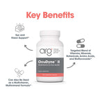 Allergy Research Group ARG OcuDyne II - Eye Health Supplement - Vision Support Vitamins with Lutein, Zeaxanthin & Antioxidants - Multivitamin Formula - Vegetarian - 50 Servings - 200 Capsules