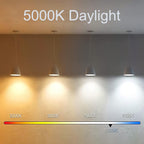NOVELUX 11.8IN 1000LM 5000K Daylight White Light Bulbs E26 Base, T10 T9 Edison Bulbs Dimmable 8W, AC 120V 100 Watt Equal Filament Bulb, Vintage Clear Glass Long Tubular LED Bulb, UL Certified - 4Pack