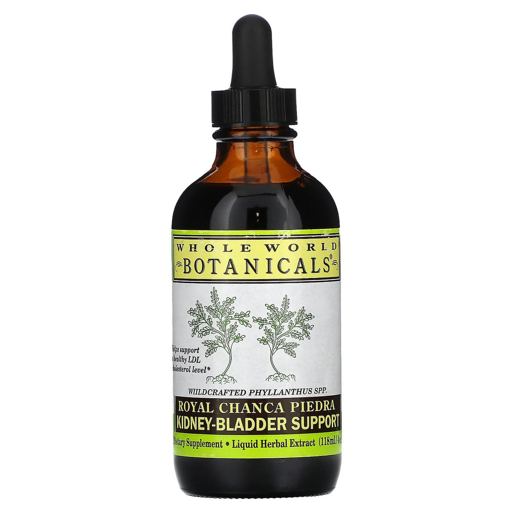 Whole World Botanicals Royal Chanca Piedra Kidney-Bladder Support, Liquid Extract 4 oz, for Kidney and Bladder Support