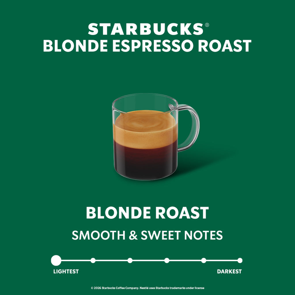 Starbucks by Nespresso Vertuo, Blonde Roast Espresso, 50-count