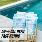 Cal Hypo Granule Pool Shock – Fast-Dissolving Chlorine Shock Treatment for Swimming Pools – Powerful Pool Water Clarifier & Sanitizer – for Inground & Above Ground Pools – 1 lb Bag (12 Pack)