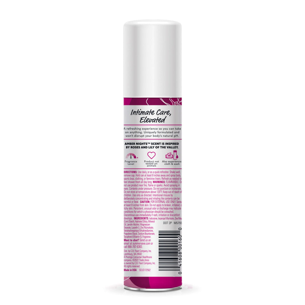 Summer's Eve Amber Nights Daily Refreshing Feminine Spray, 2 oz (Pack of 3)