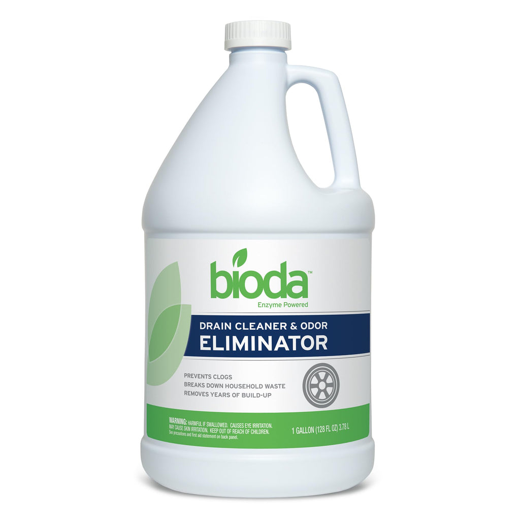 Bioda Professional Strength Enzyme Drain Cleaner, Septic Safe Drain Odor Eliminator, Smell Eliminator, 1 Gallon