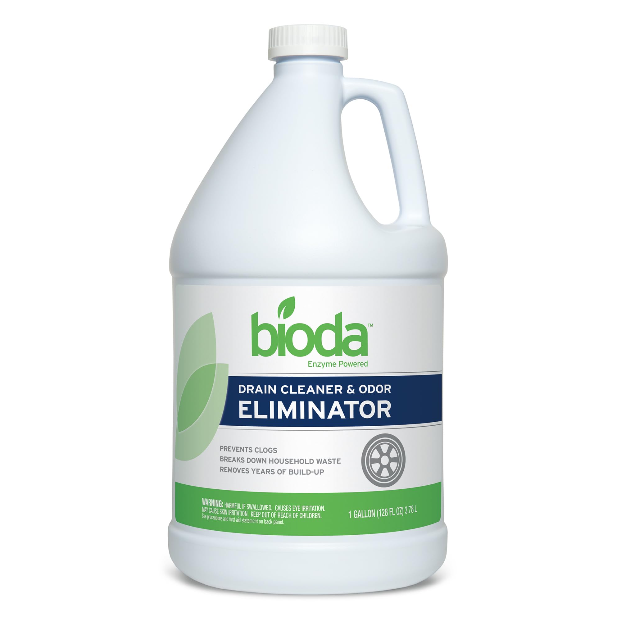 Bioda Professional Strength Enzyme Drain Cleaner, Septic Safe Drain Odor Eliminator, Smell Eliminator, 1 Gallon