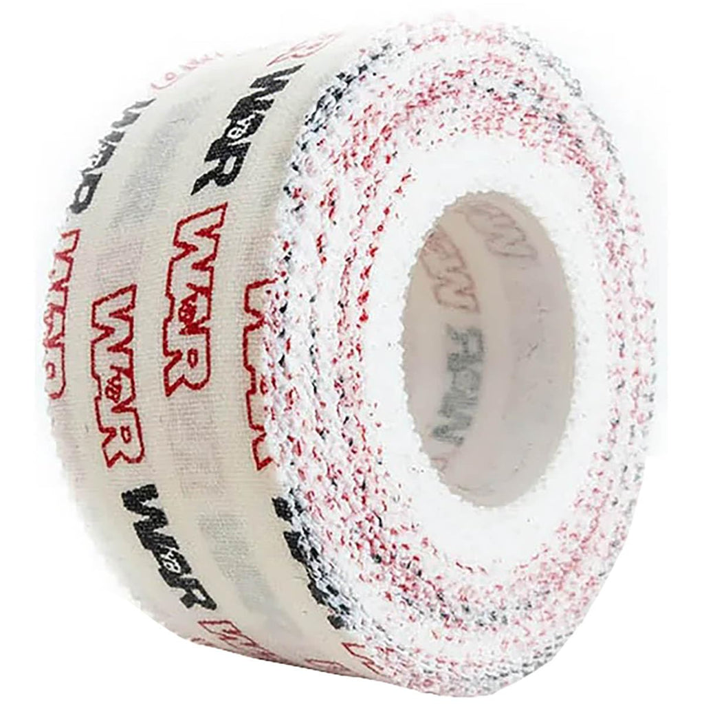WAR Tape EZ Rip Premium Athletic Medical Sports Tape | No Sticky Residue | 30 ft Rolls | Best for Athletes & Trainers | Ideal for Fingers, Ankles, Wrists, and Equipment | 1 Inch (Pack of 6)