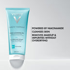 VICHY Pureté Thermale Fresh Cleansing Gel, Formulated With Glycerin, Gentle Gel Cleanser & Makeup Remover, Removes Impurities Without Overdrying, Safe For Sensitive Skin & Eyes 6.7 Fl Oz (Pack of 1)