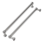 khtumeware 3 Pack Appliance Pull 18 Inch Hole Center Solid Brushed Satin Nickel Cabinet Pulls Heavy Duty Vintage Cabinet Handles for cabinets Dressers Kitchens Handles Bathroom cabinets