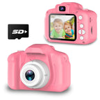 Seckton Upgraded Kids Selfie Camera, HD Digital Video Camera for Kids-Pink