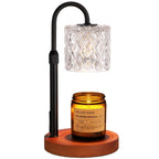 Walnut Candle Warmer Lamp with Timer, Birthday Gifts for Women, Room Decor