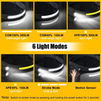 Headlamp Rechargeable 2PCS, 230° Wide Beam Head Lamp LED with Motion Sensor for Adults - Camping Accessories Gear, Waterproof Head Light Flashlight for Hiking, Running, Repairing, Fishing, Cycling