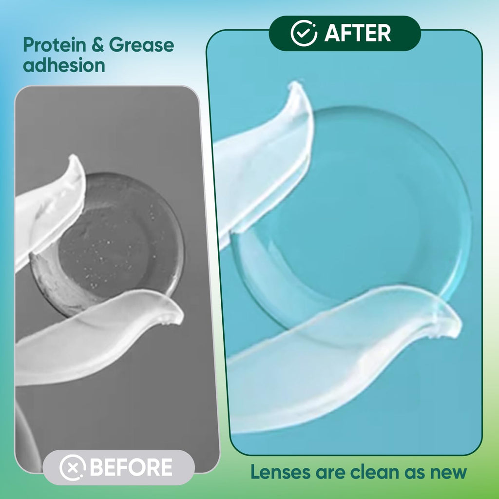 LIFVEAN Saline Contact Lens Solution Rinsing & Insertion Gentle Saline Solution for Soft & Rigid Gas Permeable Lenses Travel-Friendly 4 Fl Oz - 4 Pack