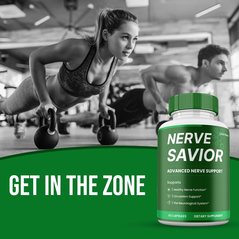 (5 Pack) NerveSavior Supplement Pills, Nerve Savior All Natural Brain and Cognitive Supplement Pills