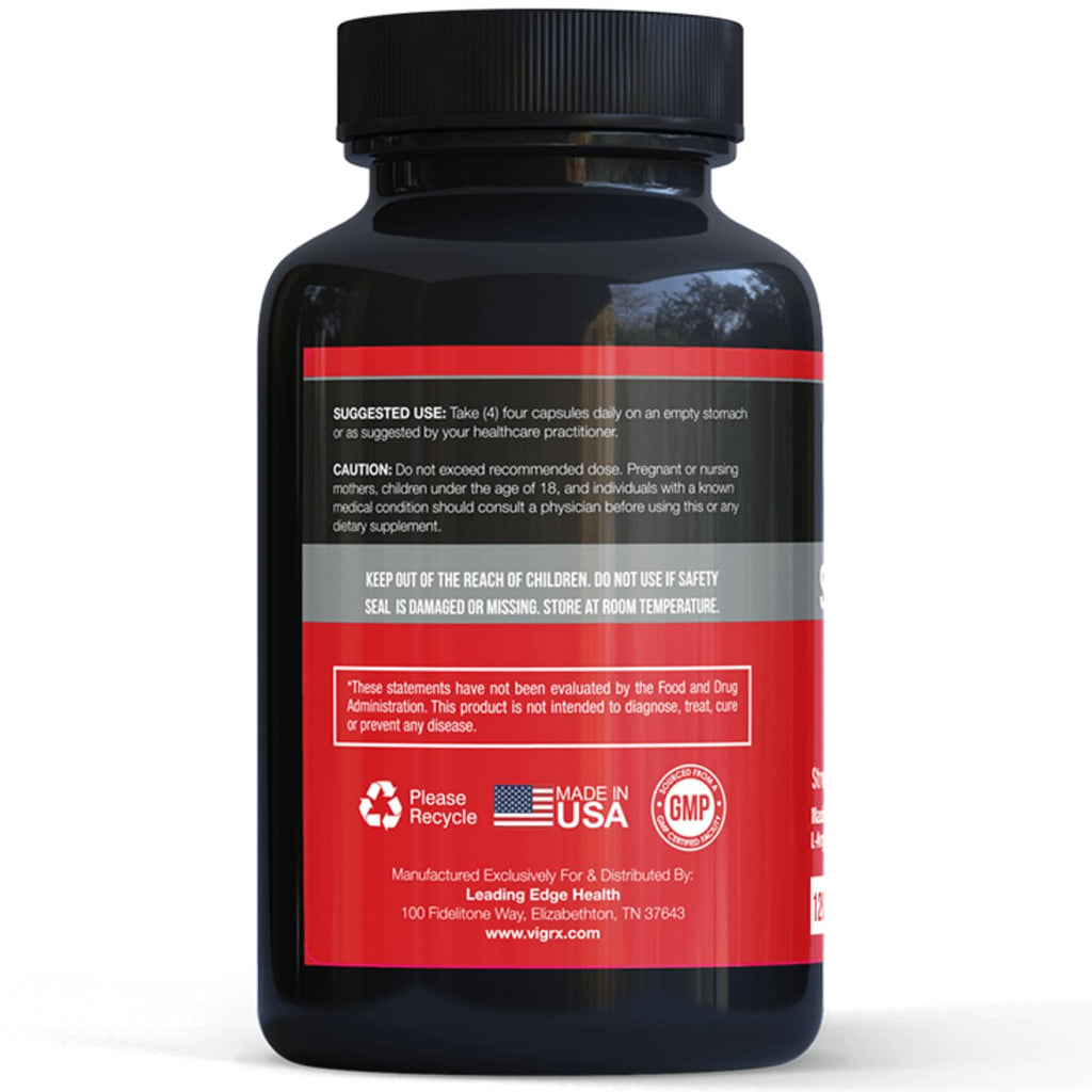 VigRX Max Volume Male Vitality Formula - with L-Arginine, Zinc & Sunflower Lecithin - Supports Natural Production, Intimate Wellness & Confidence - 120 Capsules