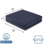 DMI Cushion for Office Chairs, Wheelchairs, FSA HSA Eligible, Scooters, Kitchen or Car Seats for Support and Height while Reducing Stress on Back, Tailbone or Sciatica.