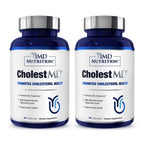 1MD Nutrition CholestMD with Olive Leaf Extract, Bergavit, Niacin, Garlic | 120 Capsules (2-Pack)