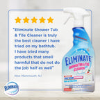 Clean-X Eliminate Shower Tub & Tile Cleaner- 32 fl oz. - Shower Cleaner. Powerful Cleaner removes soap scum and hard water minerals by UNELKO Invisible Shield (2 Pack)