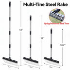 Soysehung Thatch Rake 63-inch Adjustable Handle