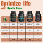 Health Dose Vitamin D3 10,000 IU + K2 (MK7) Supplement, 2-in-1 Formula, Immune Support, a Healthy Mood, Heart, Joint, Teeth, Bone Health, Calcium Absorption, 180 softgels. (3)