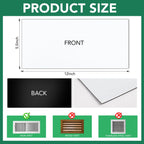 4 Pack Magnetic Vent Covers, Strong Vent Covers 5.5 X 12inch High Strength Magnetic Vent Cover for Floor Wall and Ceiling Registers Home HVAC and AC Vents