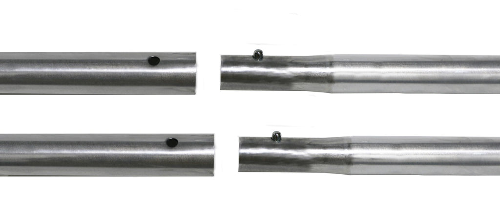 USA-Made Snow Roof Rake with Shingle Saver Rollers (20 Foot)