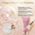 NO BALD Nuvie Collagen Mask, YURI Collagen Night Wrapping Mask, Easy Peel Off Facial Mask Skin Care night mask, Hydrating Face Mask is the Ideal Gifts for Women and Teen Girls!2.54 fl.oz (1 pcs)