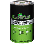 FrogTape Pro Grade Flashing Tape for Windows & Doors, 9 Inch Width - 75 Foot Roll, All Weather & UV Resistant Flashing Tape with Advanced Acrylic Adhesive - 10 mils - Black