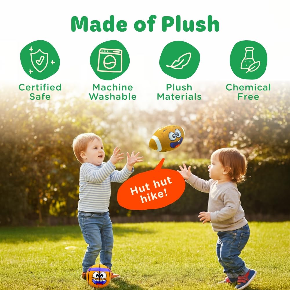 Move2Play, Hilariously Interactive Toy with Music & Sound Effects | Birthday Gift for Boy & Girl | Ball for Toddler & Baby | Indoor/Outdoor | 1, 2, 3+ Year Old