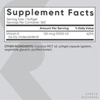 Sports Research® Vitamin D3 w/Coconut MCT Oil - High Potency Vitamin D3 5000iu (125mcg) Supplement for Immune & Bone Support - Seed Oil Free - Non-GMO - Gluten Free (360 Liquid Softgels)