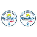 Dermatone Skin Protection Balm w/Zinc SPF 30 | Moisturizing & Barrier Creme | Heals & Repairs Dry Skin | Advanved Therapy Lips and Face Repair | 2-Pack, 0.5 oz Tins