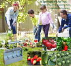 2 Inch 4-Cell Handheld Heavy Duty Soil Block Maker for Seed Starting