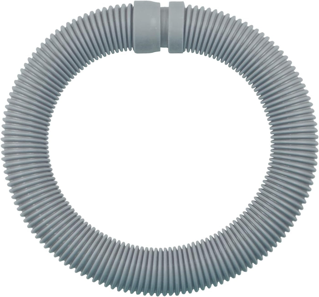 Poolvio Pool Vacuum Hose 40 Feet (12 x 40 Inch), 1.5 Inch Cuffs, Compatible with Most Inground Pool Automatic Cleaners, Gray