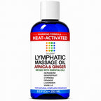 Lymphatic Drainage Massage Oil for Massage Therapy- Warming Arnica & Ginger | Surgeon-Developed Formula | Post Surgery Recovery, BBL, Liposuction, 360 Lipo, Tummy Tuck, Fibrosis | Made in USA | 8.5 Oz