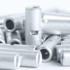 4 AWG/Gauge Non/Un Insulated Butt Connector Bare Crimp Splice
