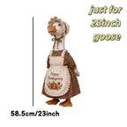 Gliswaieuznd Thanksgiving Pilgrim Porch Goose Outfits for 23'' Goose Statue