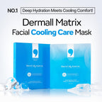 DERM·ALL MATRIX] Facial Cooling Care Mask 30g x 5 sheets. ECM. Deep hydration & Exfoliation. Cooling soothing effect.Natural Hydration & Refreshing Coolness.Korean Sheet Mask.